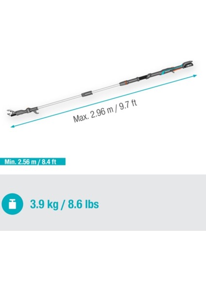 14774-20 Akülü Teleskopik Yüksek Dal Makası Highcut 250/18V P4A Set fırsatları