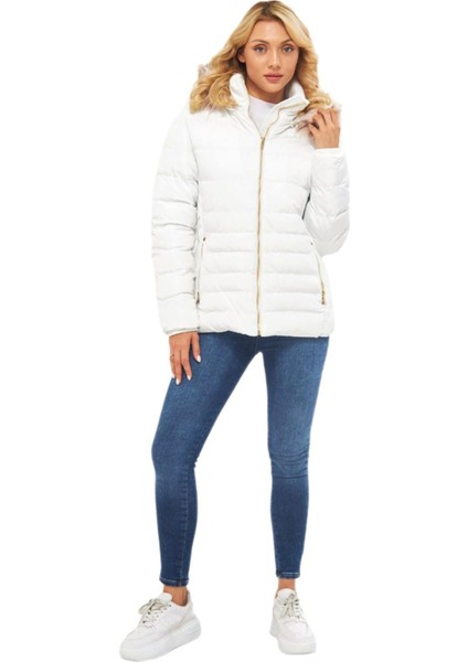 Kadın Spor Kapüşonlu Mont M5301 BGL-ST03225