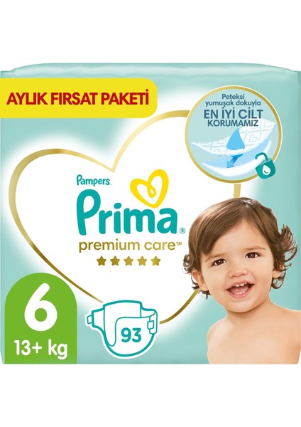 Premium Care Aylık Fırsat Paketi 6 Beden 93 Adet