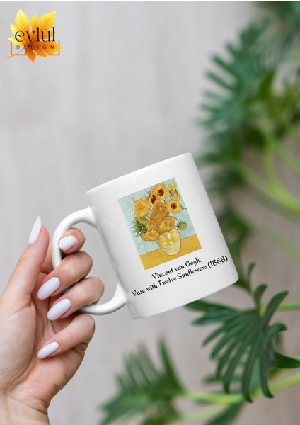 Vincent Van Gogh Eserler Özel Tasarım Baskılı Kupa Bardak - Hediye Kahve Bardağı
