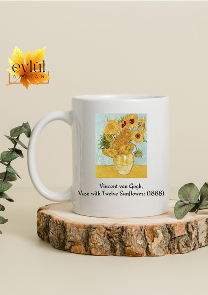 Vincent Van Gogh Eserler Özel Tasarım Baskılı Kupa Bardak - Hediye Kahve Bardağı