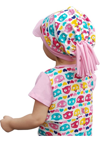 Pamuklu El Yapımı Yumuşak Kız Bebek Çocuk Vizyerli Kedi Şapka Bere fiyatları