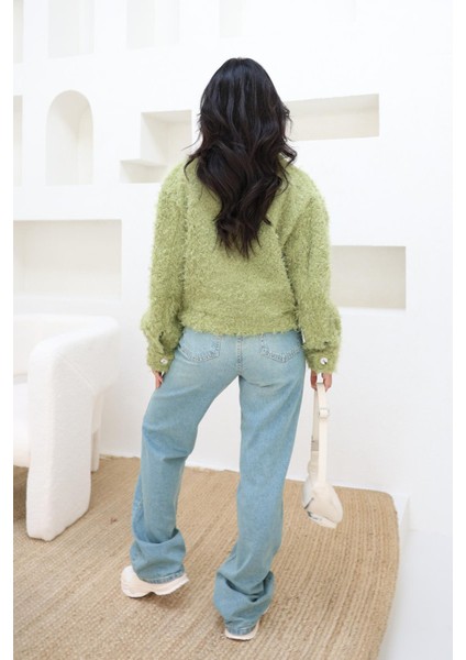 Kadın Gömlek Yaka Cepli Tüylü Mont | Şık & Zarif Tüylü Kışlık & Mevsimlik Mont fırsatları