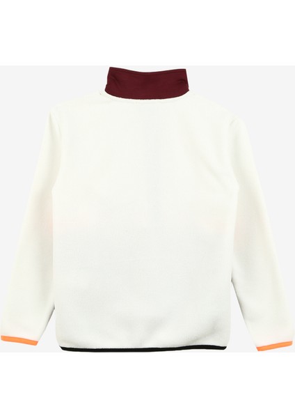 Beyaz Erkek Çocuk Dik Yaka Sweatshirt D3WB-SWT11