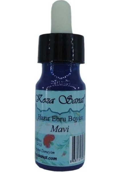 Hazır Ebru Boyası Da ml alıklı Mavi