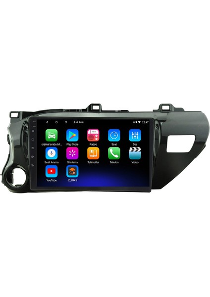 Toyota Hilux (2006-2011) Android 12 Carplay Navigasyon Multimedya - 2gb Ram 32GB HDD fiyatları