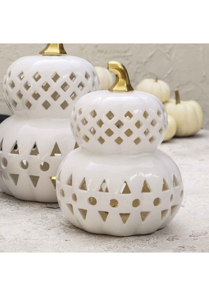 Halloween 23 LED Işıklı Obje 19 cm Beyaz fiyatları