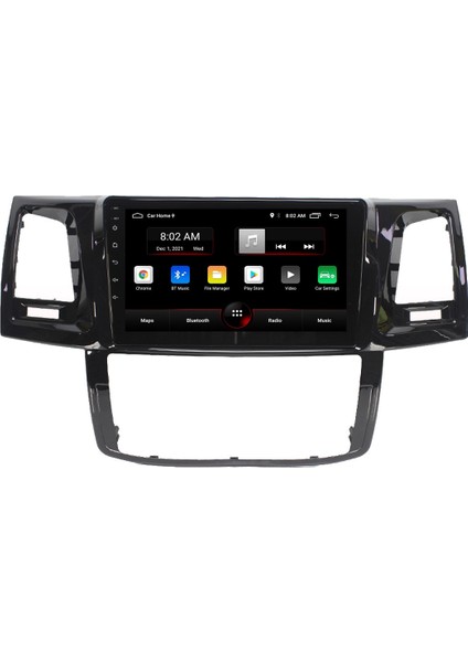 Toyota Hilux (2006-2011) Android 12 Carplay Navigasyon Multimedya - 2gb Ram 32GB HDD