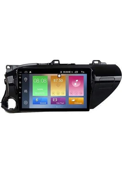 Toyota Hilux (2017-2020) Android 12 Carplay Navigasyon Multimedya - 2gb Ram 16GB HDD