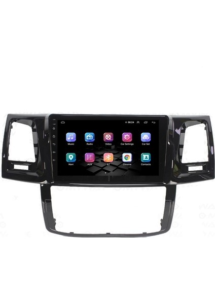 Toyota Hilux (2006-2011) Android 12 Carplay Navigasyon Multimedya - 4gb Ram 64GB HDD