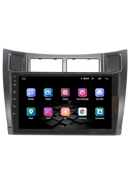 Toyota Yaris (2007-2011) Android 12 Carplay Navigasyon Multimedya - 8gb Ram 128GB HDD fiyatları