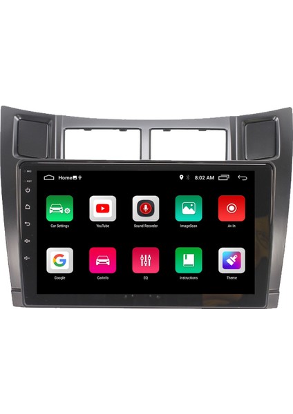 Toyota Yaris (2007-2011) Android 12 Carplay Navigasyon Multimedya - 2gb Ram 16GB HDD