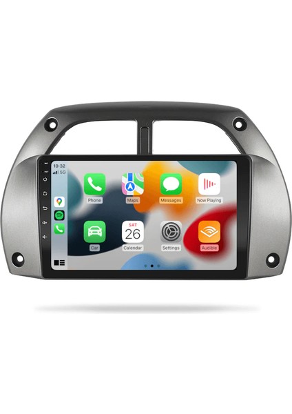 Toyota Rav 4 (2001-2005) Android 12 Carplay Navigasyon Multimedya - 4gb Ram 32GB HDD