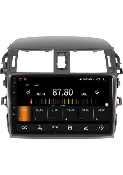 Toyota Corolla (2007-2012) Android 12 Carplay Navigasyon Multimedya - 2gb Ram 32GB HDD fiyatları