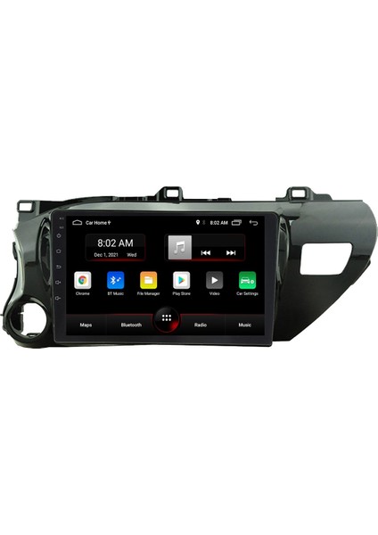 Toyota Hilux (2017-2020) Android 12 Carplay Navigasyon Multimedya - 2gb Ram 32GB HDD