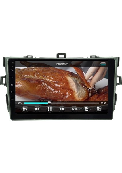 Toyota Corolla (2007-2012) Android 12 Carplay Navigasyon Multimedya - 4gb Ram 64GB HDD