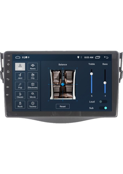 Toyota Rav 4 (2006-2012) Android 12 Carplay Navigasyon Multimedya - 2gb Ram 32GB HDD