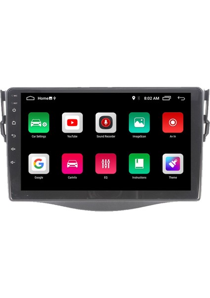 Toyota Rav 4 (2006-2012) Android 12 Carplay Navigasyon Multimedya - 2gb Ram 32GB HDD