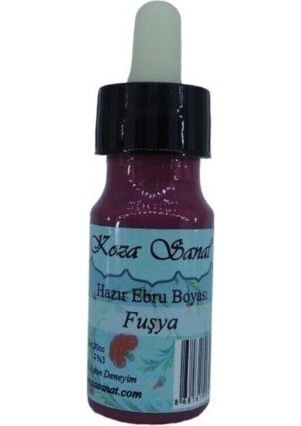 Hazır Ebru Boyası Da ml alıklı Fuşya fiyatları