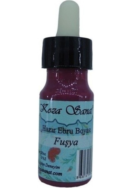 Hazır Ebru Boyası Da ml alıklı Fuşya modelleri