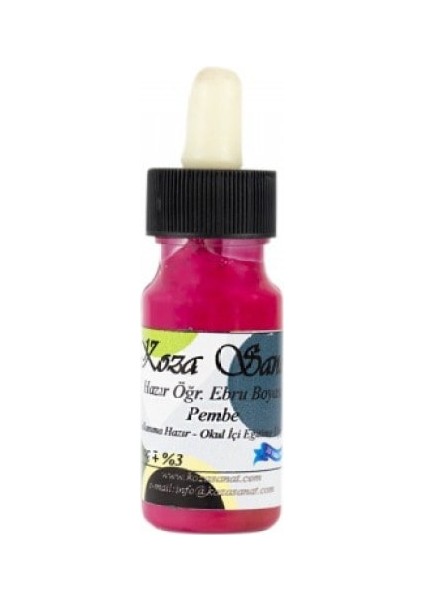 Hazır Ebru Boyası Da ml alıklı Pembe