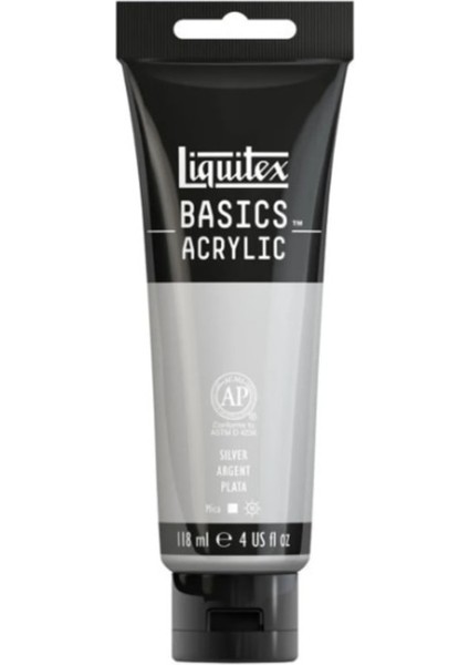 Basics Akrilik 118 ml Silver