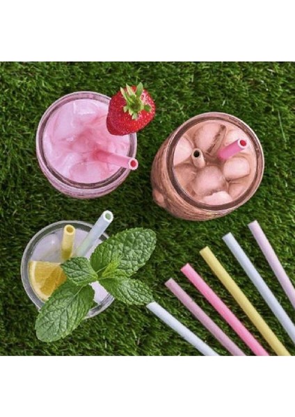 Elma Aromalı Yenilebilir Pipet - 10 Adet