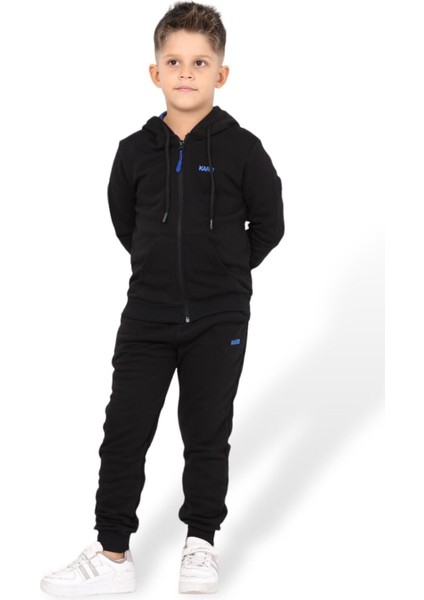 Unisex Kız ve Erkek Çocuk Kapüşonlu Fermuarlı Alt ve Üst Eşofman Takım Yüzde Yüz Pamuk modelleri