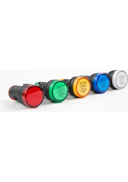 LS-220V-K 22MM KIRMIZI LED SİNYAL LAMBASI ( 20 Adet )