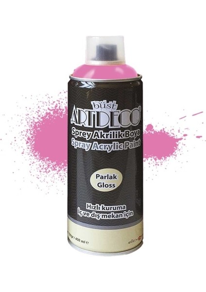 Akrilik Sprey Boya 400 ml Bebek Pembe