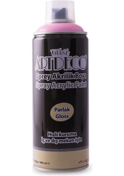 Akrilik Sprey Boya 400 ml Bebek Pembe
