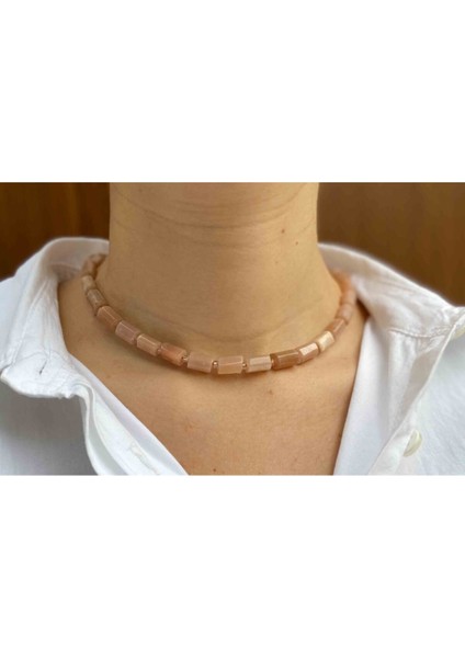 Sertifikalı Güneş Taşı Doğaltaş Kolye