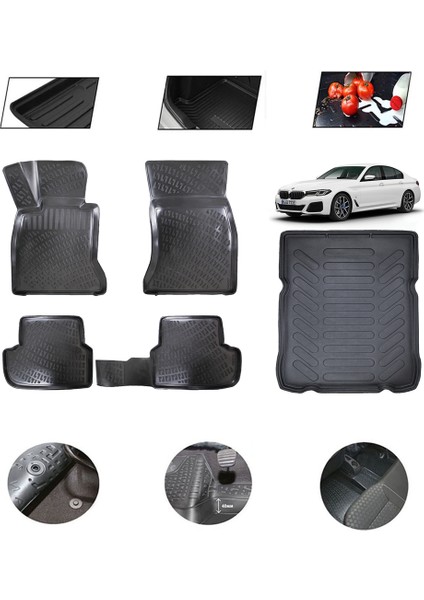 Bmw 5 Serisi G30 2024 Model 4d Bagaj Paspas Set