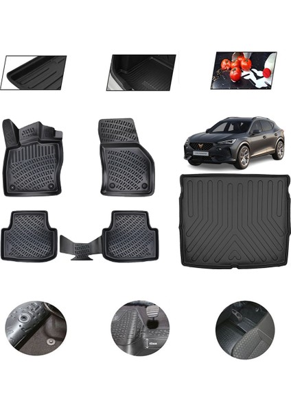Cupra Formentor Üst 2023 Model 4d Bagaj Paspas Set