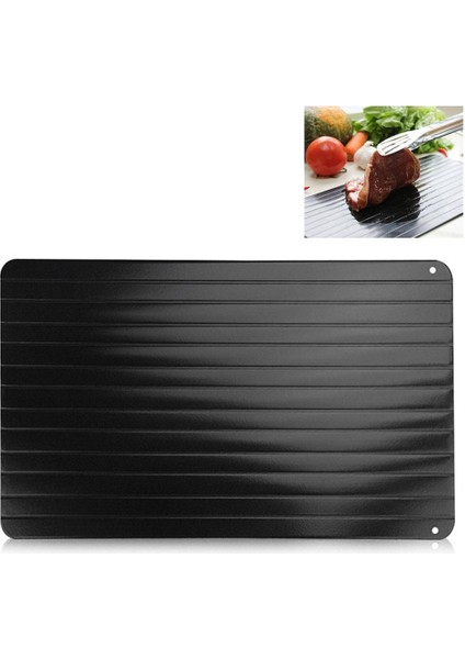 2-In-1 Hızlı Buz Çözme Et Tepsisi Kesme Tahtası Hızlı Güvenlik Çözdürme Tepsisi Hızlı Çözdürme Plakası Dondurulmuş Gıda Et Mutfak Aracı (Yurt Dışından)
