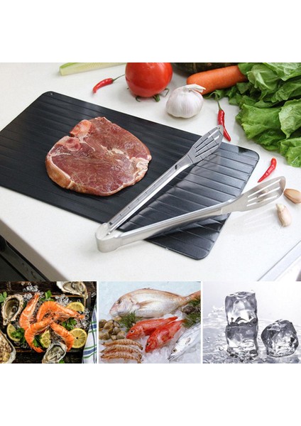 2-In-1 Hızlı Buz Çözme Et Tepsisi Kesme Tahtası Hızlı Güvenlik Çözdürme Tepsisi Hızlı Çözdürme Plakası Dondurulmuş Gıda Et Mutfak Aracı (Yurt Dışından) fırsatları