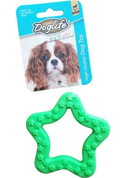 Köpekler Için Kauçuk Yıldız Oyuncak, Köpek Oyuncağı, Kauçuk Köpek Isırma Oyuncağı