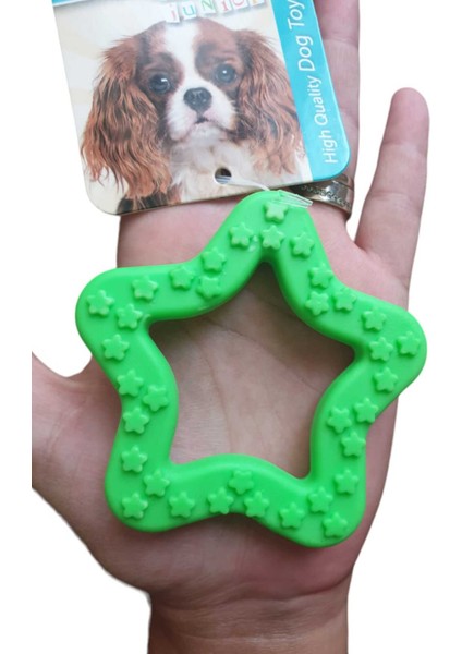 Köpekler Için Kauçuk Yıldız Oyuncak, Köpek Oyuncağı, Kauçuk Köpek Isırma Oyuncağı