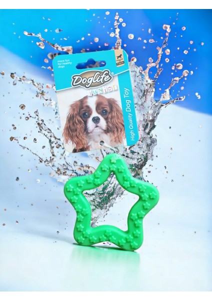 Köpekler Için Kauçuk Yıldız Oyuncak, Köpek Oyuncağı, Kauçuk Köpek Isırma Oyuncağı