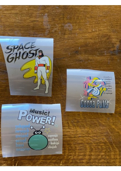 3 Lü Çizgi Film Karakterleri Çocuk Tişört Transsfer Baskı Aplike Set