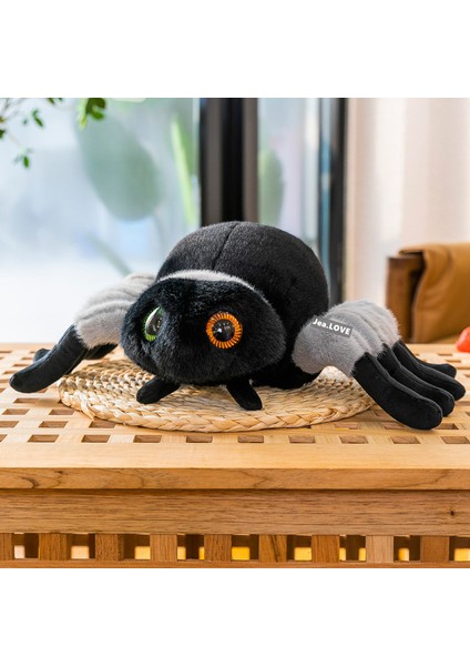 Jea.love Simüle Edilmiş Büyük Örümcek Peluş Oyuncak Komik Bebek (Yurt Dışından)