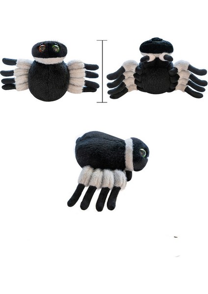 Jea.love Simüle Edilmiş Büyük Örümcek Peluş Oyuncak Komik Bebek (Yurt Dışından) modelleri