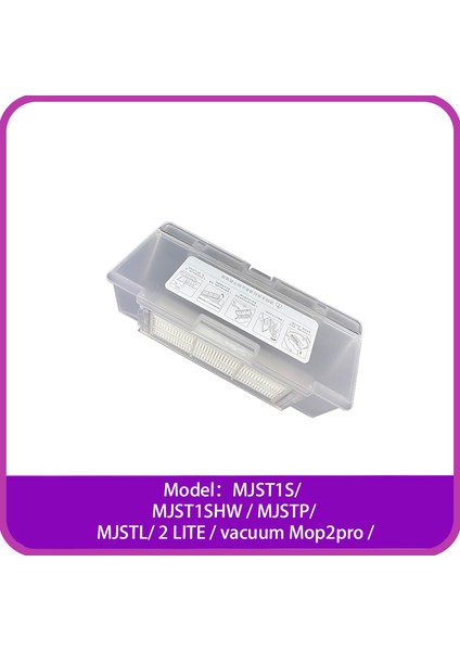 Toz Kutusu; Xiaomi Mijia MJST1S/ MJST1SHW /mjstp/ Mjstl/2 LITE/VACUUM-MOP2PRO/ Robot Elektrikli Süpürge Için Çöp Kutusu (Yurt Dışından)