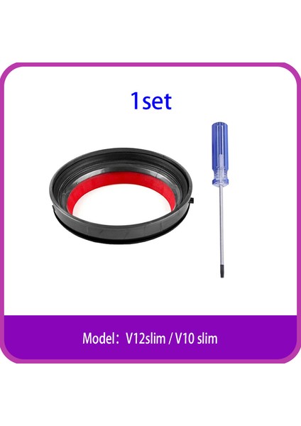 Dyson V12 V10 Ince Elektrikli Süpürge Toz Kutusu Kutusu Tamir Parçaları Için Sızdırmazlık Halkaları Kapak Uydurma (Yurt Dışından)