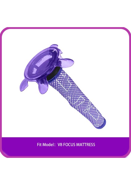 Dyson V8 Focus Mattress El Tipi Elektrikli Süpürge Için Hepa Ön Filtre (Yurt Dışından)