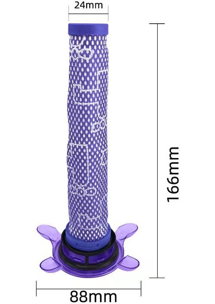 Dyson V8 Focus Mattress El Tipi Elektrikli Süpürge Için Hepa Ön Filtre (Yurt Dışından)