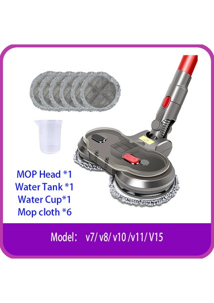 Dyson V7 V8 V10 V11 V15 Elektrikli Süpürge Elektrikli Islak ve Kuru Su Deposu Paspas Kafası + Paçavra Aksesuarları Getirin (Yurt Dışından)