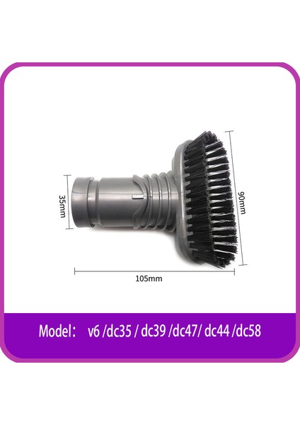 Dyson V6/DC35/DC39/ DC47/DC44/DC58 Elektrikli Süpürge Için Fırça Başlığı Ev Aletleri Temizleme Fırçası Başlığı Aksesuarlar (Yurt Dışından)
