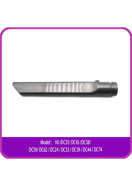 Dyson DC35 DC45 DC58 DC59 DC62 V6 DC24 DC33 DC39 DC44 DC74 Elektrikli Süpürge Uzun*düz*emme Fırçası Başlığı Nozul Aracı Aksesuarları (Yurt Dışından)