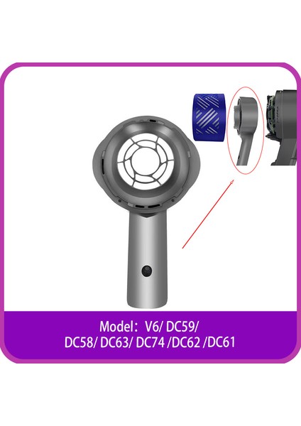 Dyson V6 DC59 DC58 DC63 DC74 DC62 DC61 Elektrikli Süpürge Için Motor Arka Kapağı (Yurt Dışından)